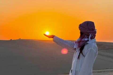 Safari en el desierto de Doha Dune Bashing