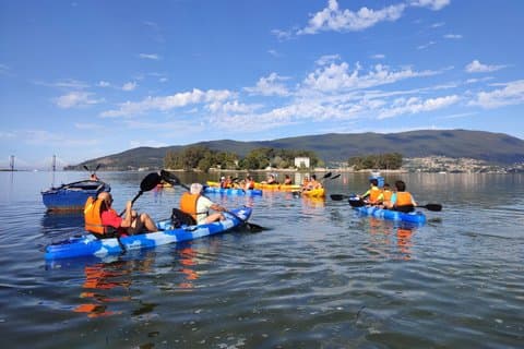 Itinerario in kayak intorno alle isole di San Simón e San Antón