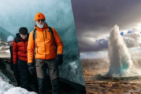 Visite du Cercle d'Or et de la grotte de glace en Monster Truck depuis Reykjavik