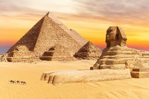 Pyramider, Memphis og Saqqara fra Alexandria Hoteller