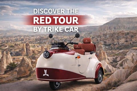 Excursion en Cappadoce Rouge avec Trike Car – L’aventure rencontre la culture