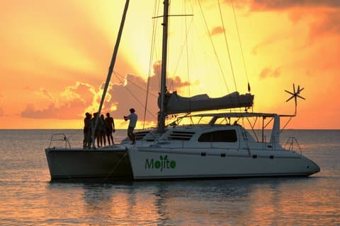 Mojito - 2 Hours Sunset Cruise Catamarã Privado - St Maarten