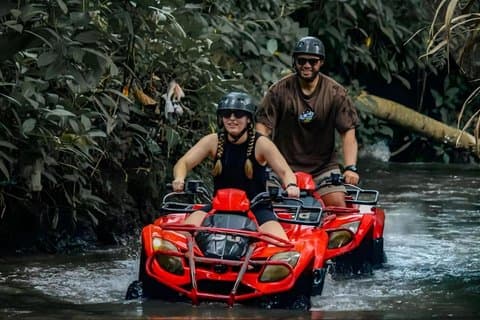 Ubud ATV Quad Bike Adventure : Experiencia de paseo en selva, río y barro