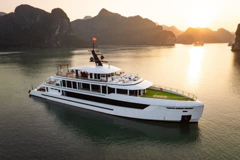 Croisière Hera Top Croisière de luxe d'une journée dans la baie d'Halong et la baie de Lan Ha