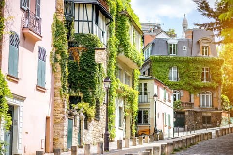 Privé Montmartre met wijnproeverij Begeleide ervaring