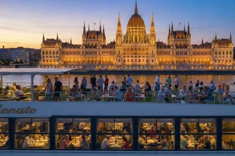 Budapest Four Course Dinner Cruise Live Folk Music