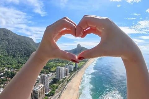 Voo Duplo de Parapente no Rio de Janeiro Pedra Bonita
