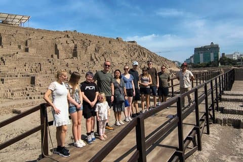 Huaca Pucllana og det historiske sentrum av Lima