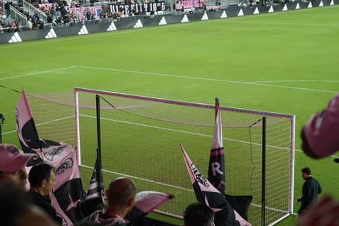 Partita di calcio Inter Miami CF al Miami Freedom Park