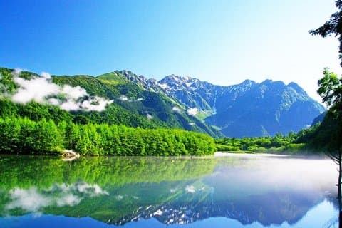 Japanske Alper Kamikochi En dag i Fairyland