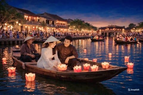 Visite de la ville de Hoi An et lanternes de libération avec petit groupe / privé