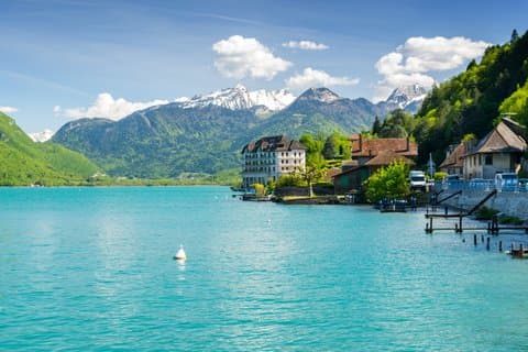 Excursion privée d'une journée à Annecy et au lac d'Annecy au départ de Lyon