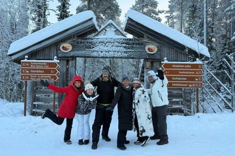 Rovaniemi Snowy Forest 3 timers tur som i filmene