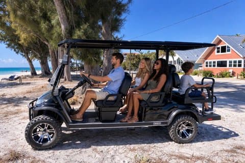 Alquiler de carritos de golf para 6 personas en Anna Maria