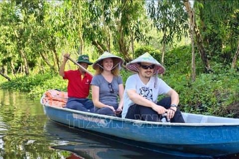 Paseo en barco por el Delta del Mekong