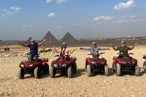 Chep Heldagstur Giza Pyramider och Sphinx Camel Ride & Quad Bike