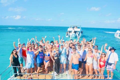 Private Boat Party Punta Cana with Drink and Caribbean Cruise