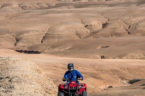 Marrakech: Agafay Desert ,Camel Ride & quad bike and Dinner show