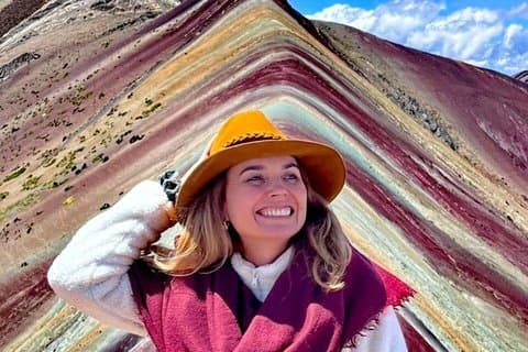 Montanha Arco-Íris em um grupo