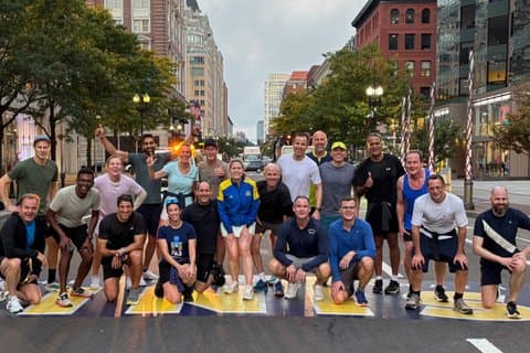'ボストン'スポーツランニングツアーを実行