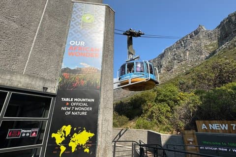 Tafelberg kabelbaanticket Zelfstandige ervaring