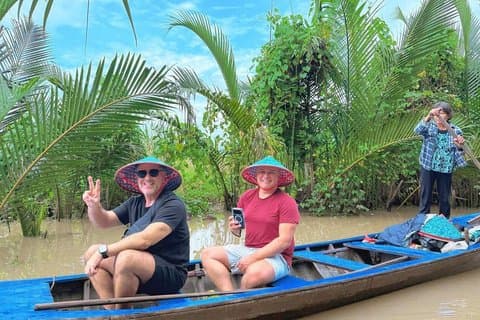 Excursão de um dia em grupo pequeno do Delta do Mekong partindo de Ho Chi Minh City