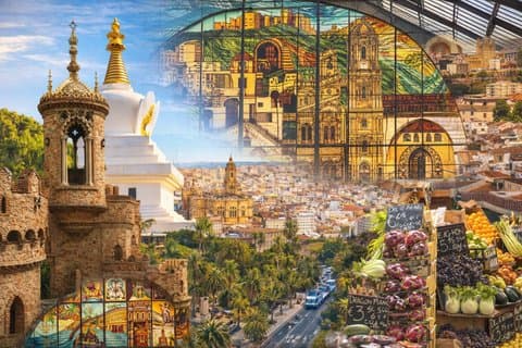 Le meilleur de Malaga et des villages côtiers blancs voisins