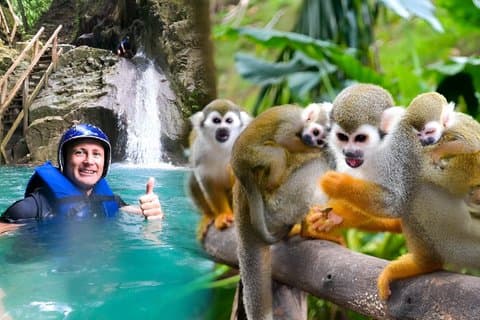 2x1 : Tour de la tierra del mono de Puerto Plata y cascadas