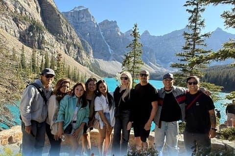 Besøk Moraine Lake og Lake Louise
