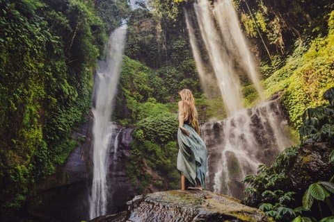 Bali Sekumpul, Banyumala vannfall og ris terrasse UNESCO tur