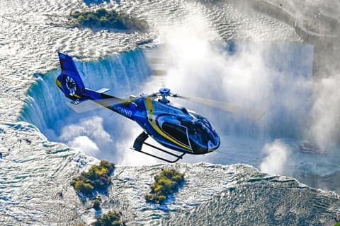 Niagara Falls Privat dagstur med bådtur, helikopter og frokost