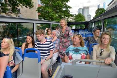 Frankfurt Skyline City Tour with Hop on Hop off Experience