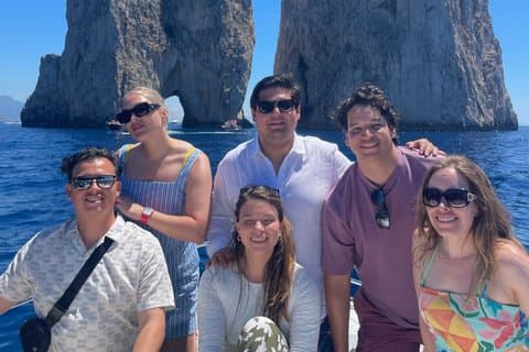 Excursion privée d'une demi-journée à Capri au départ de Sorrente - Premium 28ft Boat