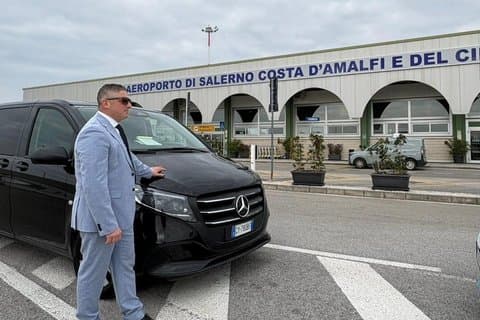 Privat transfer från Salerno Flygplats till Amalfikusten