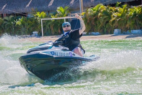 Vattenskoter i Punta Cana