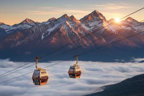 Excursión de un día a Banff desde Calgary en góndola/aguas termales y lagos