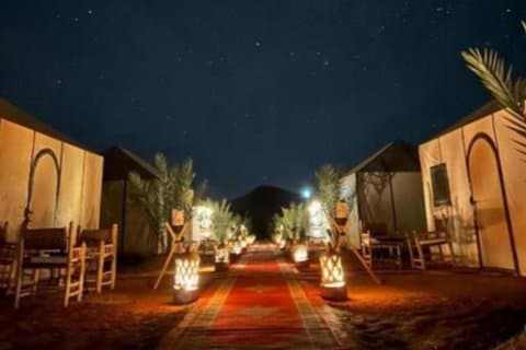 Merzouga Luxury Desert Camp Overnight with Camel Ride