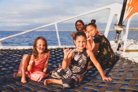 Oahu : Ko Olina Kaula Kai Sunset Sejl og Luau oplevelse