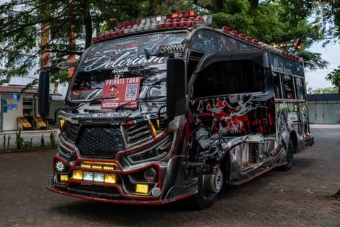 Nairobi kulturelle tur i en privat Matatu Historier på farten