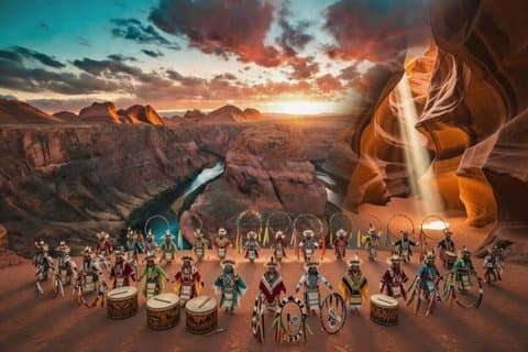 Aus Las Vegas, Abendessen im Antelope Horseshoe Navajo