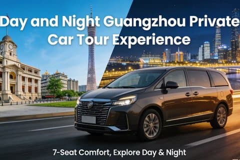 Dag en nacht Guangzhou privé auto tour ervaring