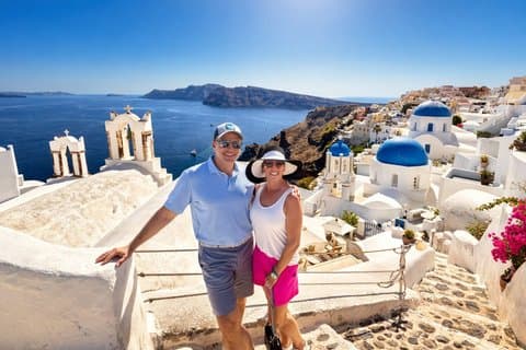 Visite privée à Santorin