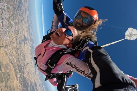 Tandem Skydive 12,000 ft at Skydive Portugal near Lisbon