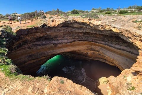 Benagil Guided Hike-Trail of the 7 Hanging Valleys in the Algarve