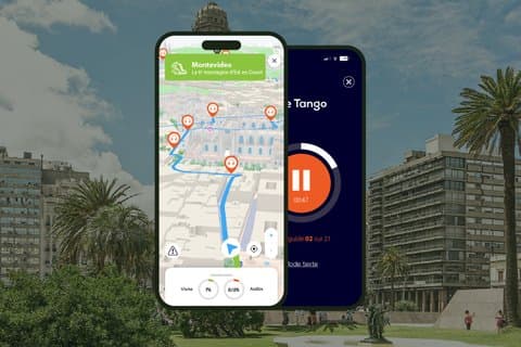 Montevideo Audio guided walking tour 3h and 19 audio commentary