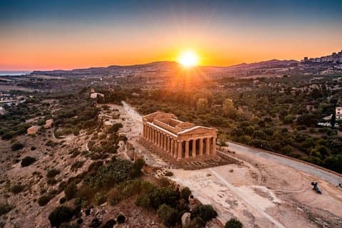 Visite privée d'Agrigente : Vallée des Temples et Scala dei Turchi