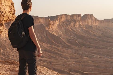 Edge of the World und Fledermaushöhlenabenteuer mit Snacks