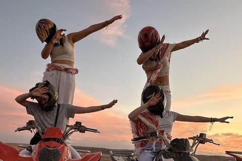 Marrakech : Agafay Desert Quadbiking, Camel Ride & Dinner Show