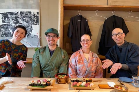 Private Sushi Class in Tokyo–6 Kinds, Cultural Story& Full Meal