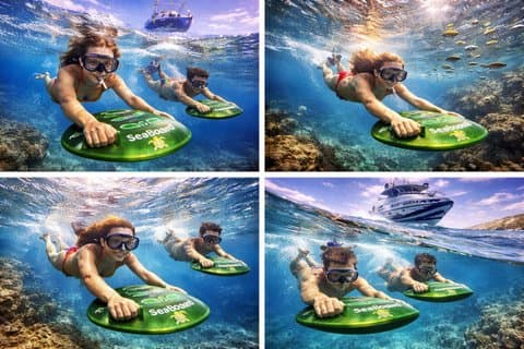 Sky and Sea Adventure Parasailing and SeaBoard Experience